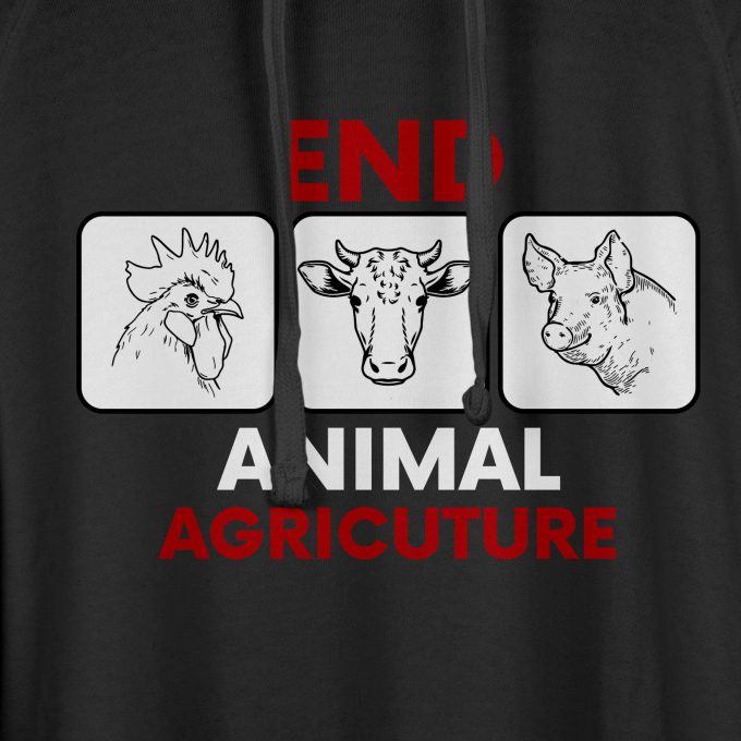 Stop Animal Agriculture Lightweight Hoodie