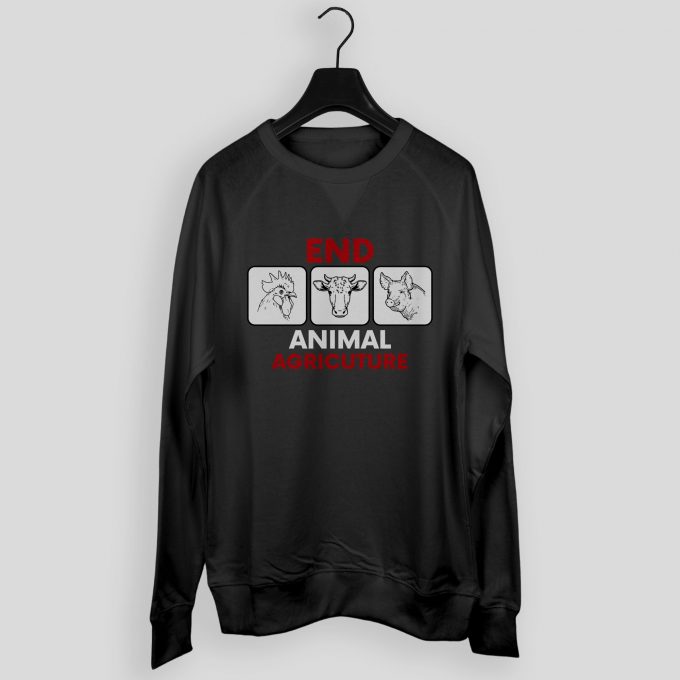Stop Animal Agriculture Lightweight Sweatshirt