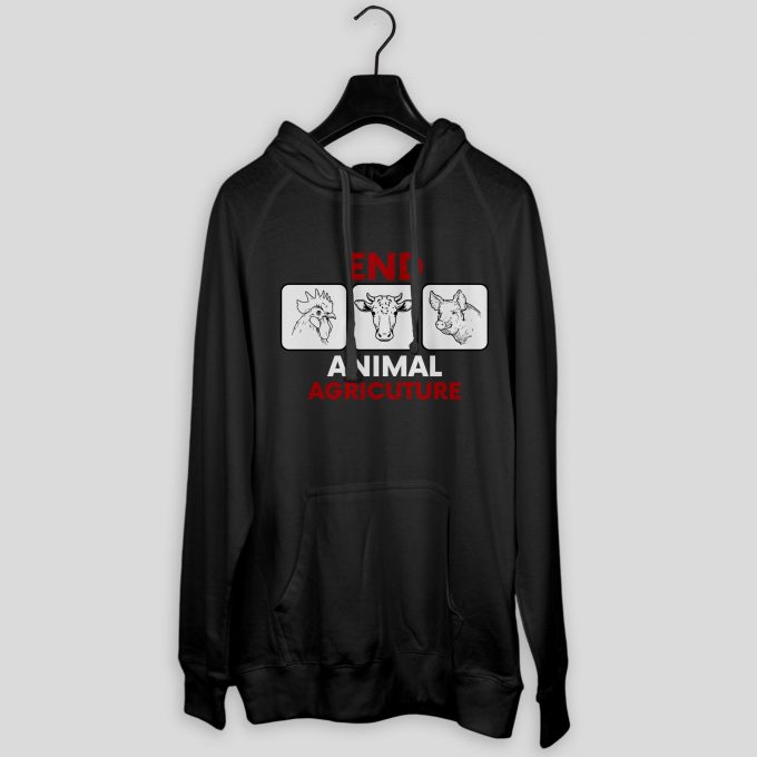 Stop Animal Agriculture Lightweight Hoodie