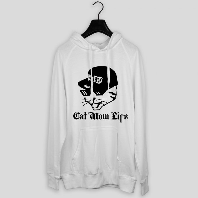 Cat Mom Life Lightweight Hoodie